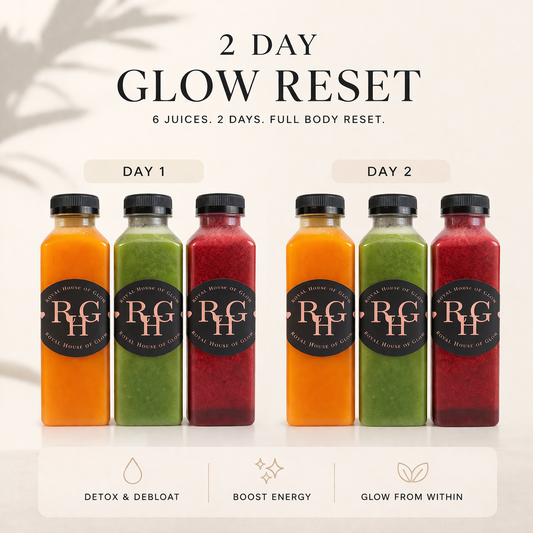 2 Day Glow Reset (16 oz) - 6 Juices Full Body Detox