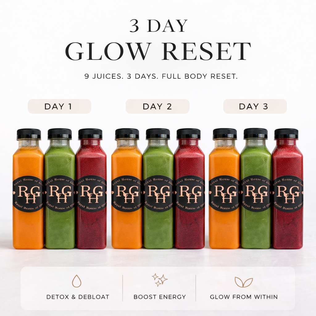 3 Day Glow Reset (16 oz) - 9 Juices – Full Body Detox